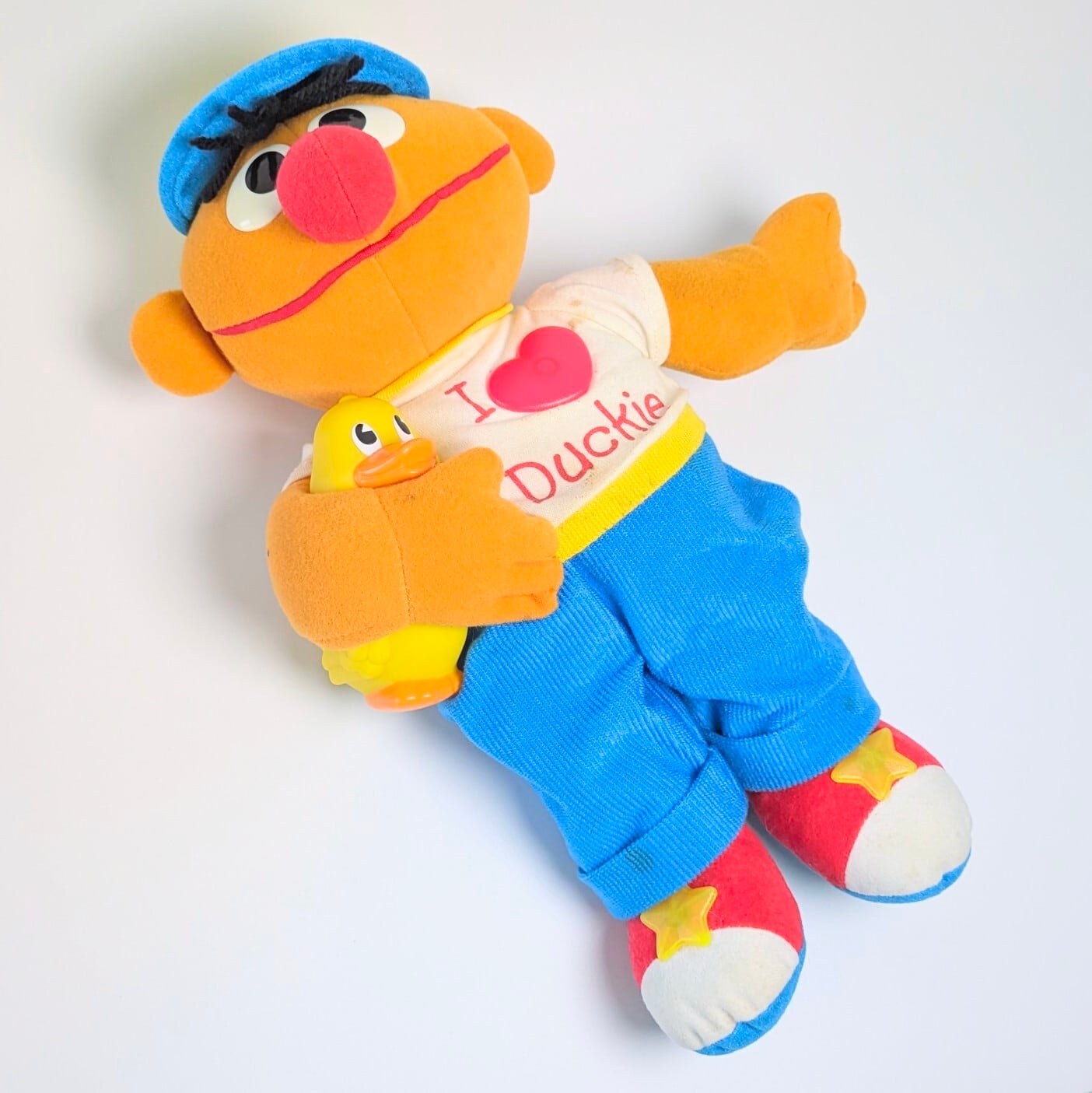 ☆ VINTAGE1997 ☆【 Sesame Street （セサミストリート）】Magic Lights Ernie  マジック ライト アーニー ぬいぐるみ / サウンドプラッシュ 〚アメリカン雑貨 アメトイ〛