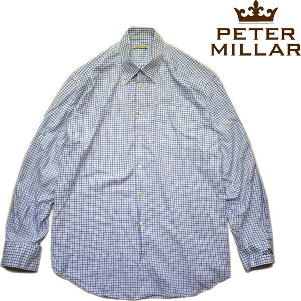 1点物◇ピーターミラーPMビッグサイズ長袖チェックシャツUS古着メンズ