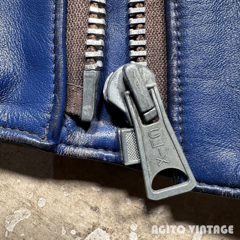 70's INTERSTATE LEATHERS ダブルライダースジャケット パデッド
