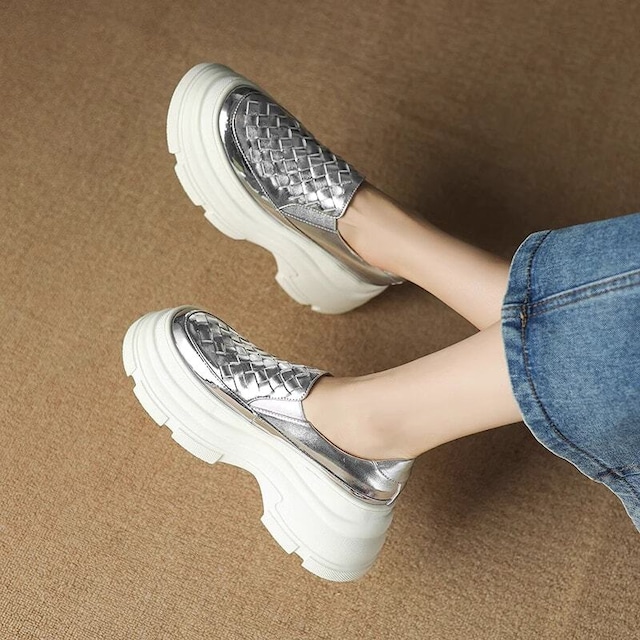 Woven design sneakers　M4668