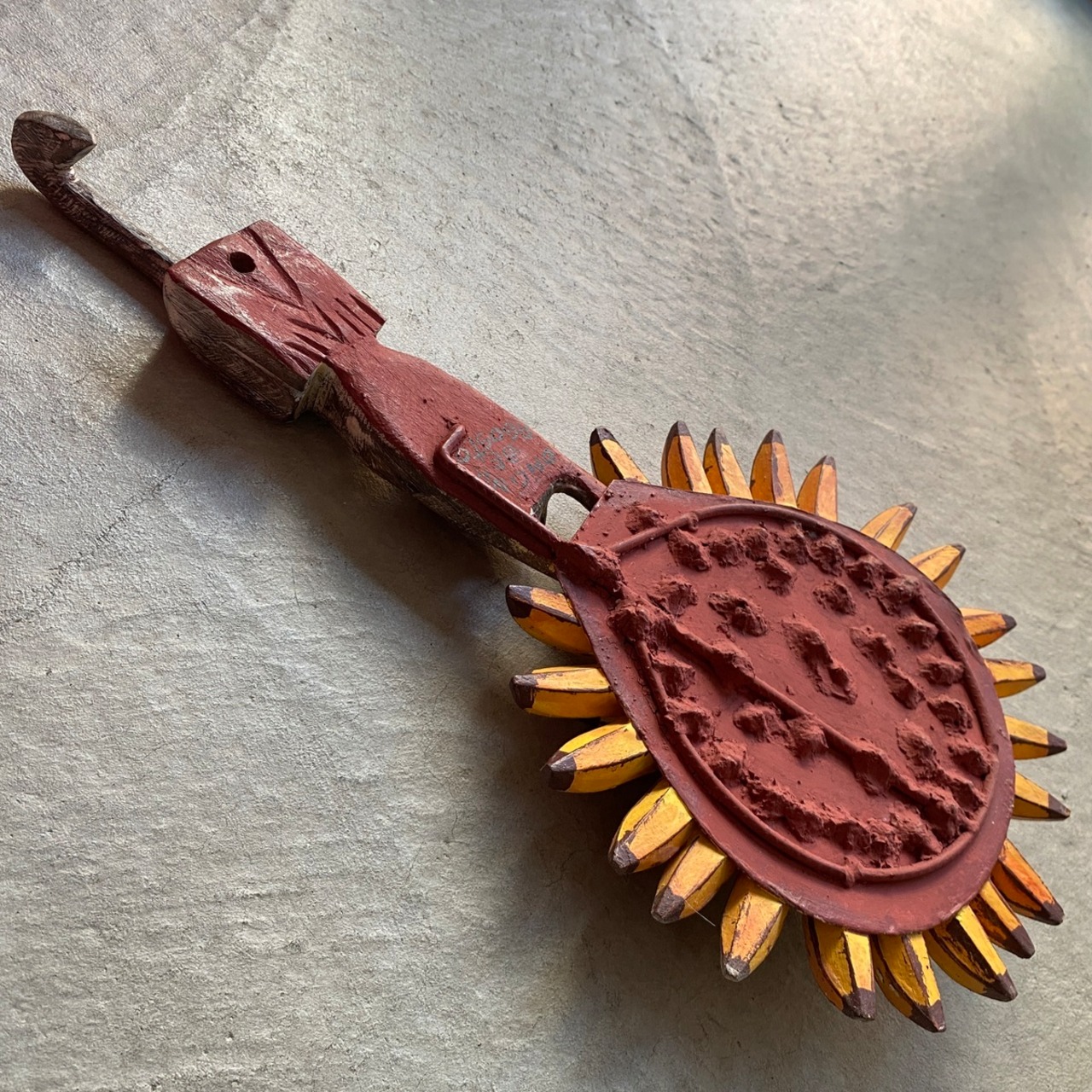 フォークアート OA 壁掛け サルとバナナ