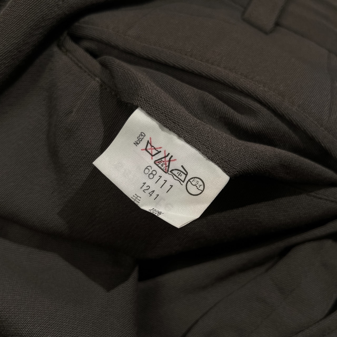 santafe サンタフェ ツータック スラックスパンツ ボトムス サイズ 30 /メンズ/カーキグレー系/日本製