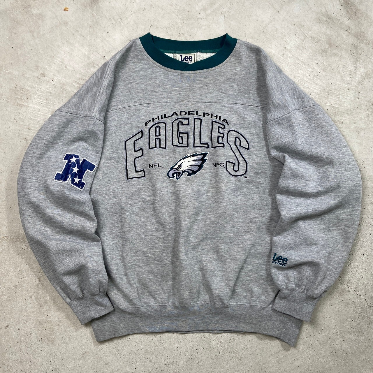 90年代 Lee SPORT NFL PHILADELPHIA EAGLES スウェットシャツ メンズXL 
