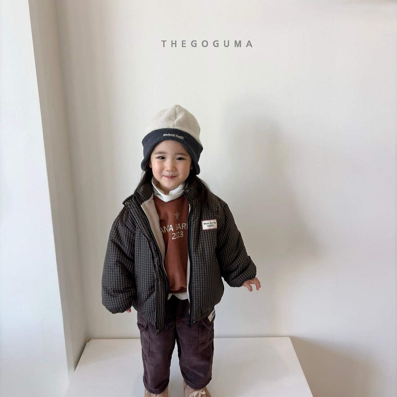 【取寄】THE GOGUMA コーデュロイカーゴ裏起毛パンツ｜冬服｜韓国子供服