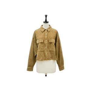 Vintage wash corduroy shirt