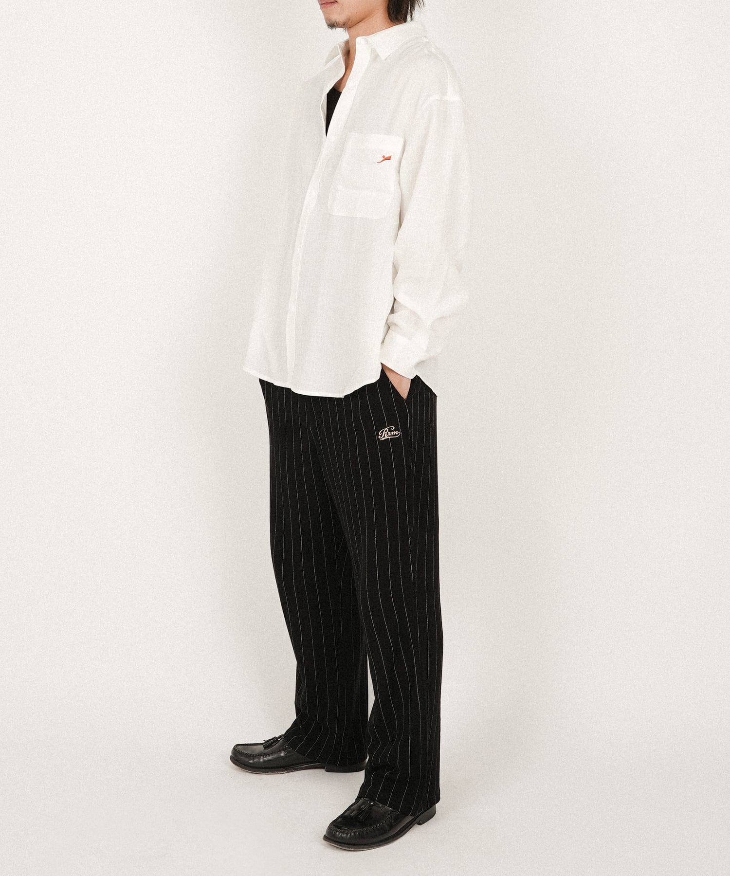 Re:room】PIN STRIPE RELAX WIDE PANTS［REP288］ | #Re:room（リルーム）