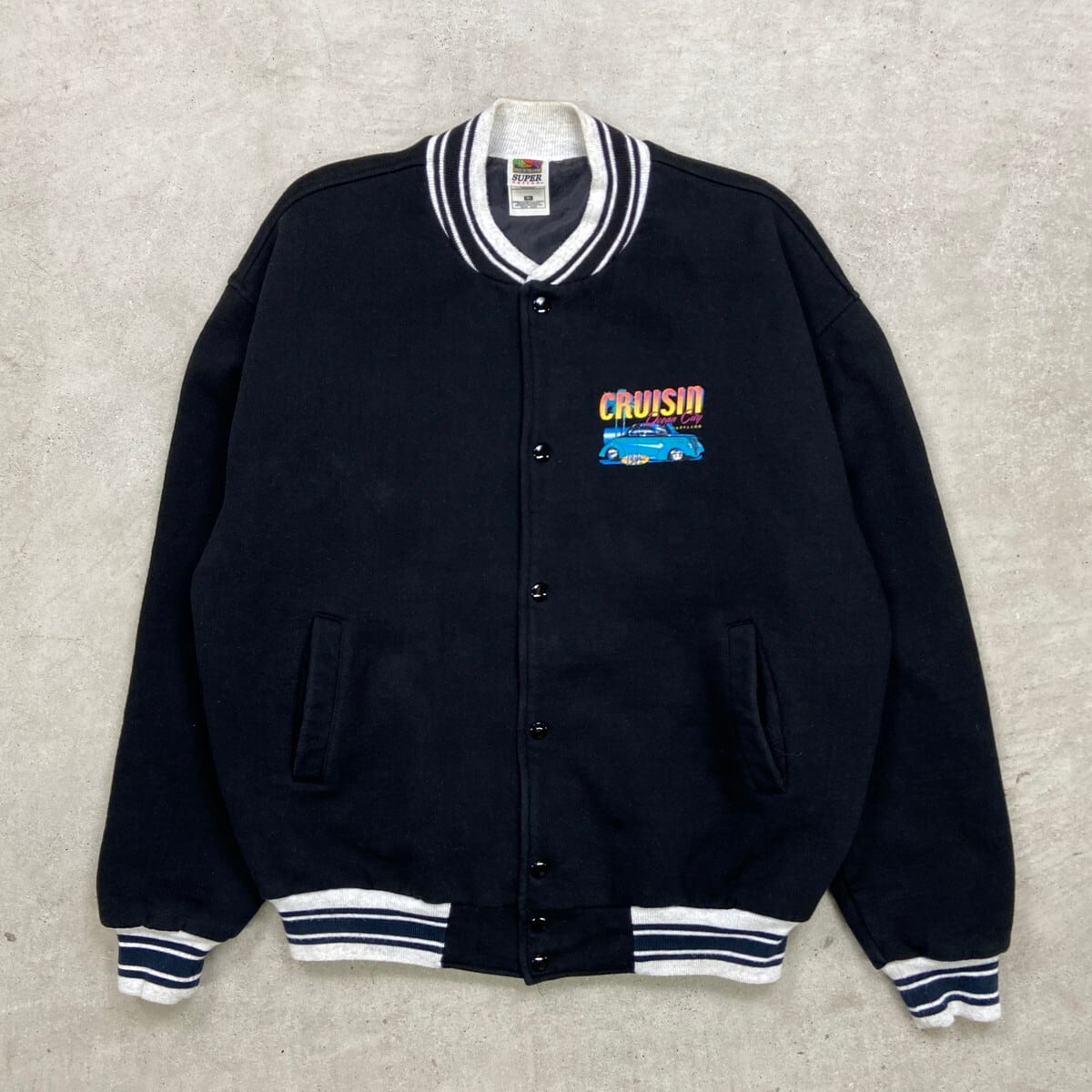 90年代 CRUISIN Ocean City コットンスタジャン メンズXL 古着 90s