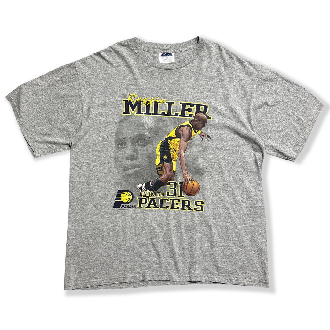 Reggie Miller 【Indiana Pacers】 Printed T-Shirt. CSA