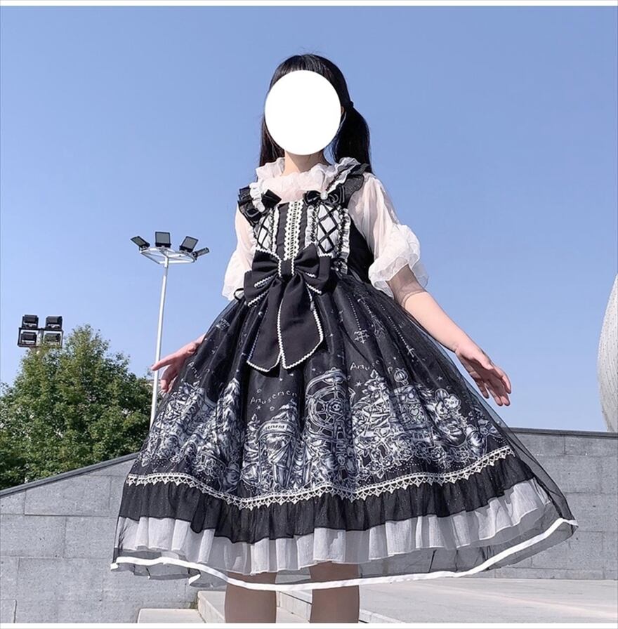 AngelicPretty最安値ロリータ ジャンパスカート 7点セット 限定 茶会 lolita