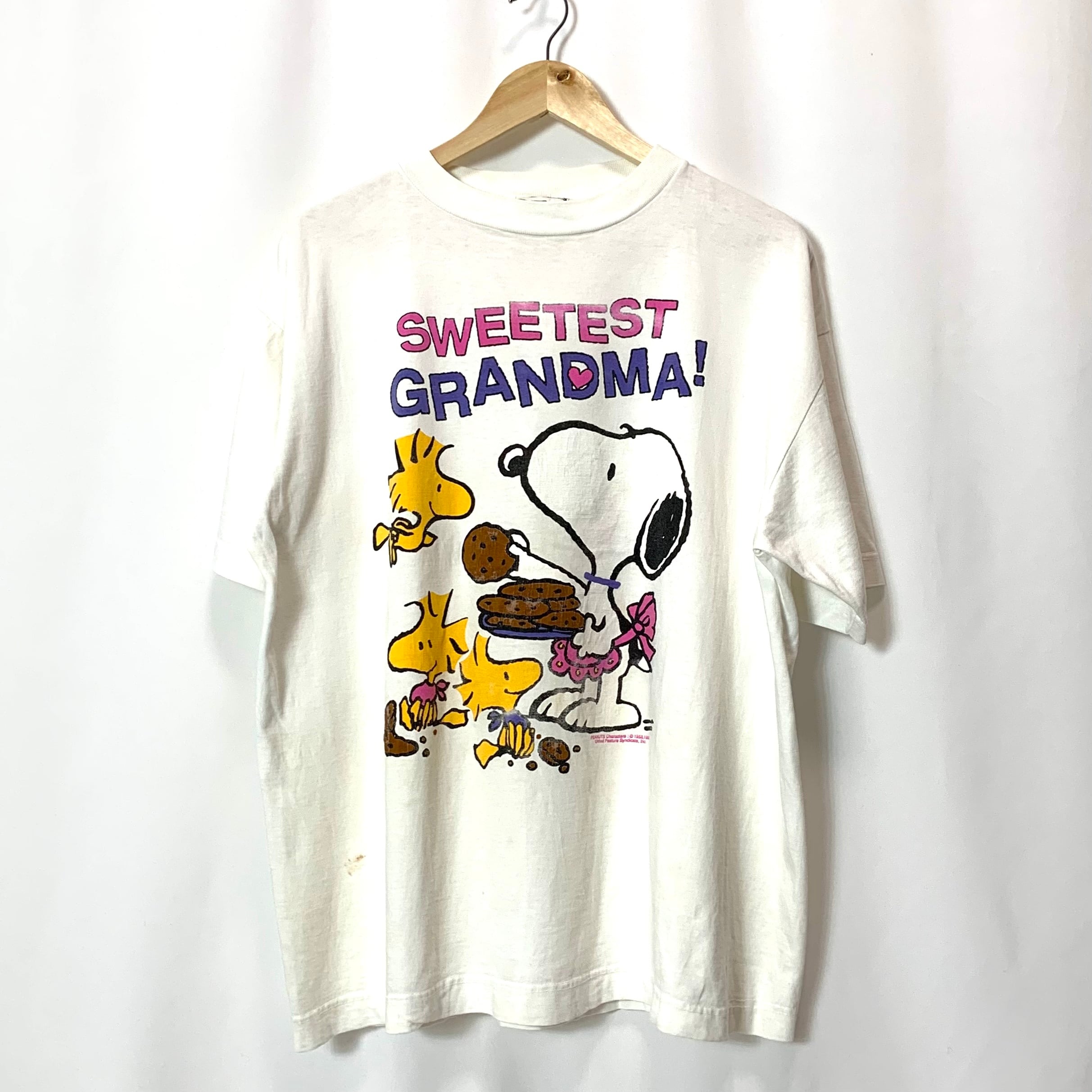 vintage 90s print T-shirt SNOOPY PEANUTS Characters プリントT 