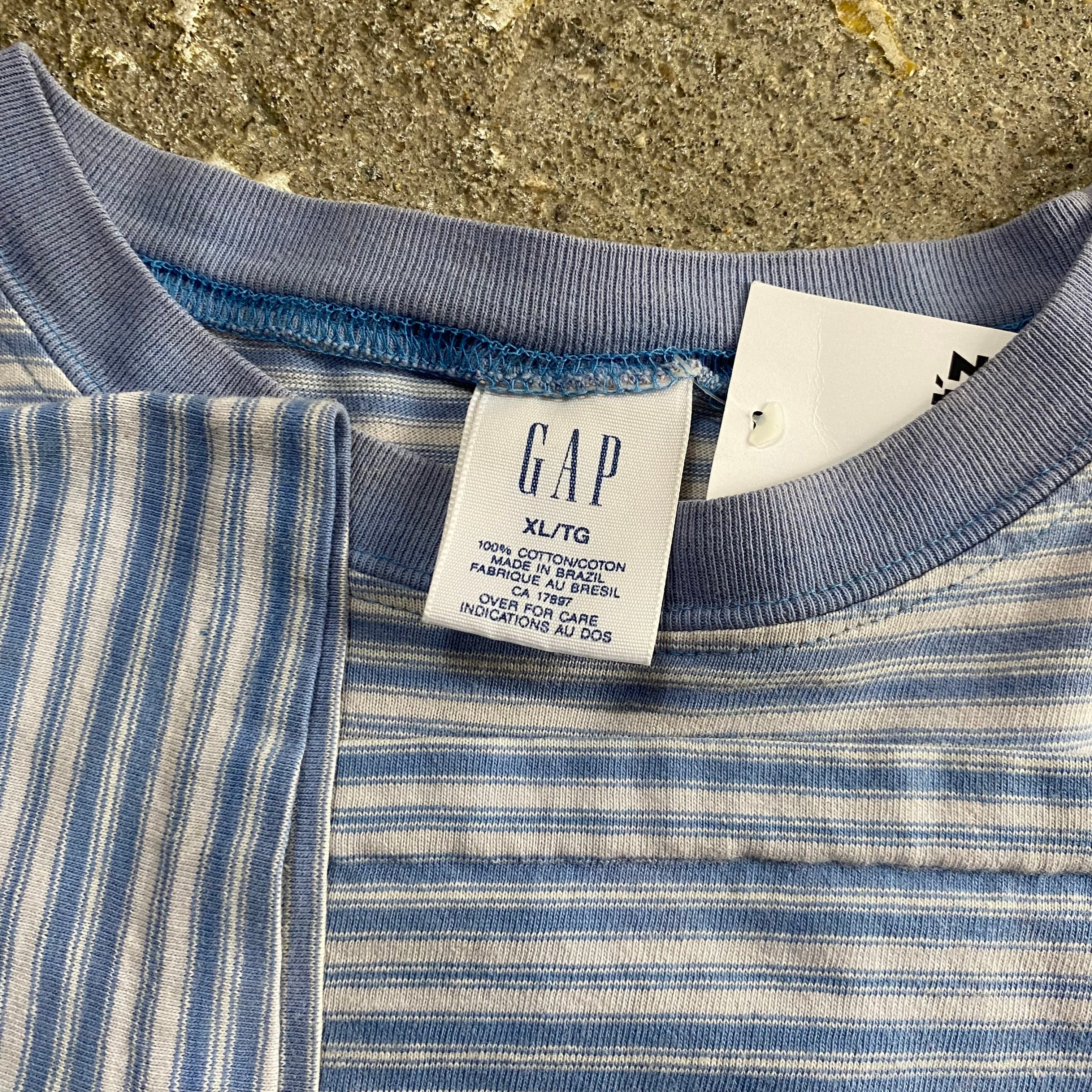 90s GAP border pocket T-shirt【仙台店】 | What'z up