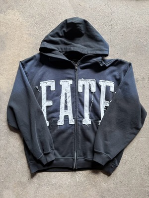 FATE ZIP HOODIE (vintage black)