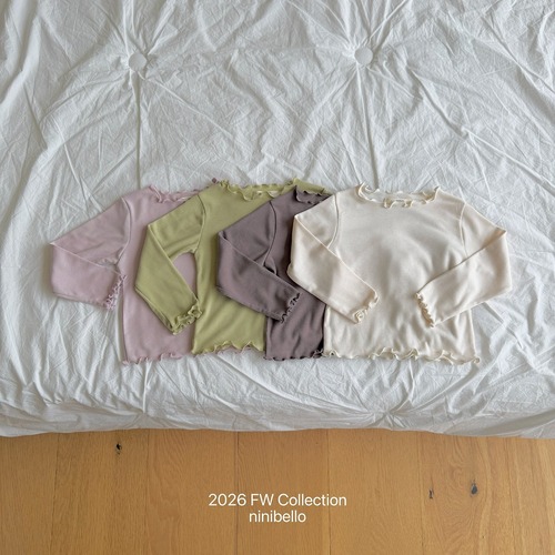 ivory S［即納］soft narnary tee / ninibello 26autumn