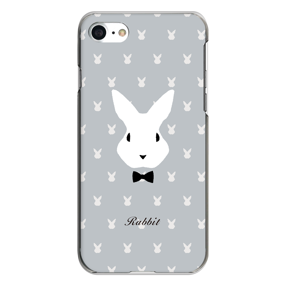 iPhone対応 スマホ ハードケース クリア ラビット 動物 【iPhone17 / iPhone16e / AQUOS / Xperia 他 iPhone / Android ほぼ全機種対応】 |desr3000
