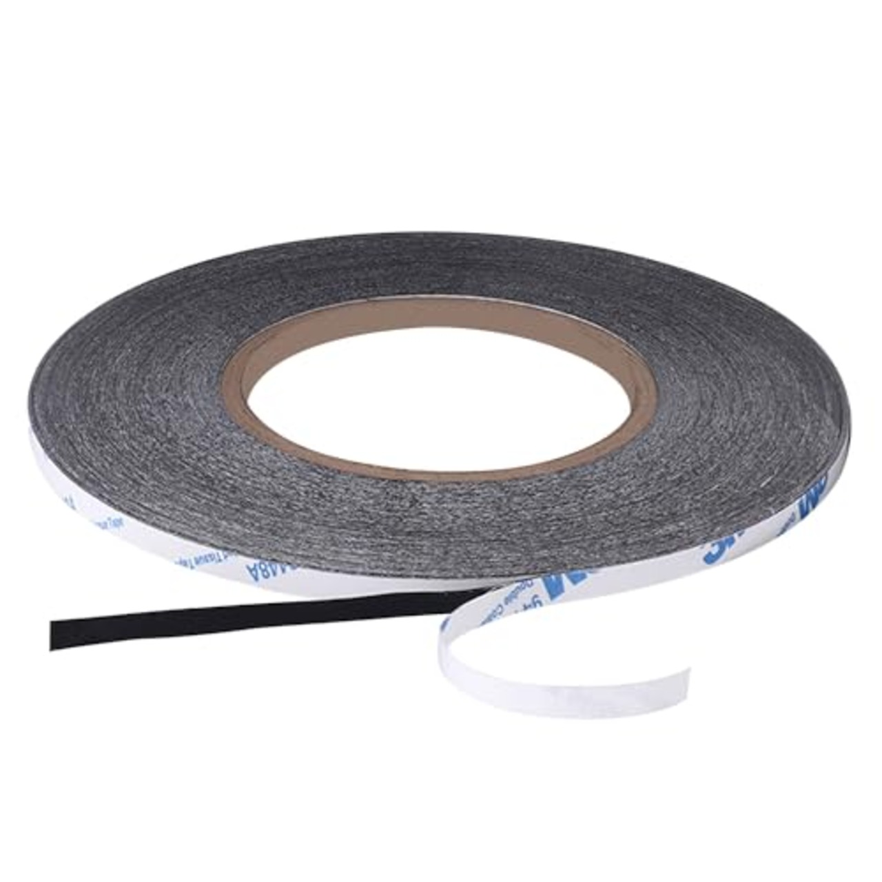 両面接着テープ 強力 粘着テープ 多用途 強力粘着 携帯電話 パソコン タブレット LED 液晶パネル修理用 幅1mm×長50m 黒 (1)