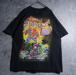 “MARVEL” Spiderman American comic print T-shirt