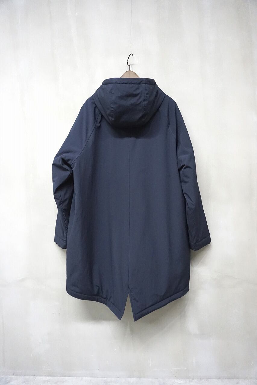 Nylon Padded Hoodie Coat