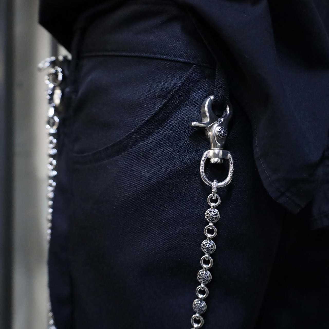 SPIDER WEB BALL WALLET CHAIN / スパイダーウェブボール ウォレットチェーン