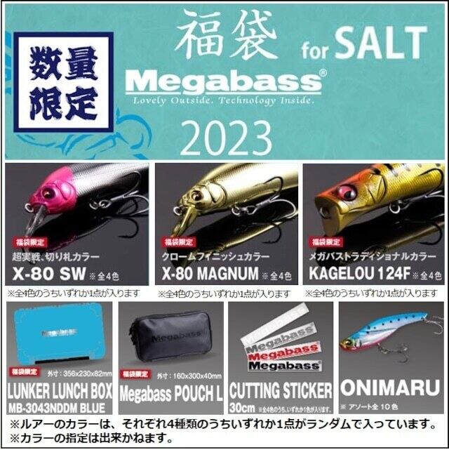 Megabassメガバス　X-80SW　X-80マグナム　福袋限定カラー