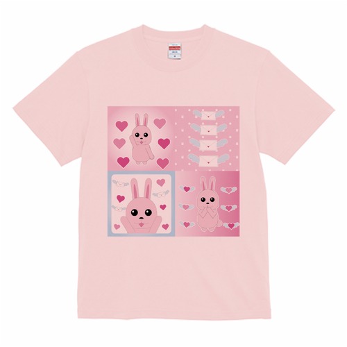 うさぎのラブレター2スペシャル(Tシャツ)(ベビーピンク)