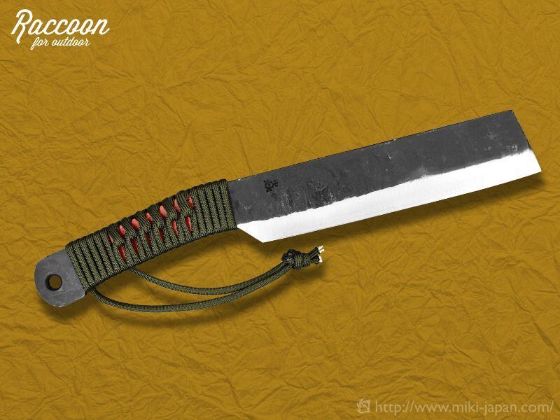 みきかじや村】TS253 みきかじや村 Raccoon 鉈両刃 黒打 180 パラ