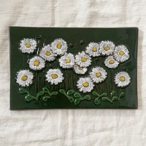 マーガレットの陶板