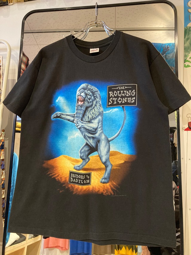 97 The Rolling Stones BRIDGES TO BABYLONツアーTシャツmade in U.S.A 
