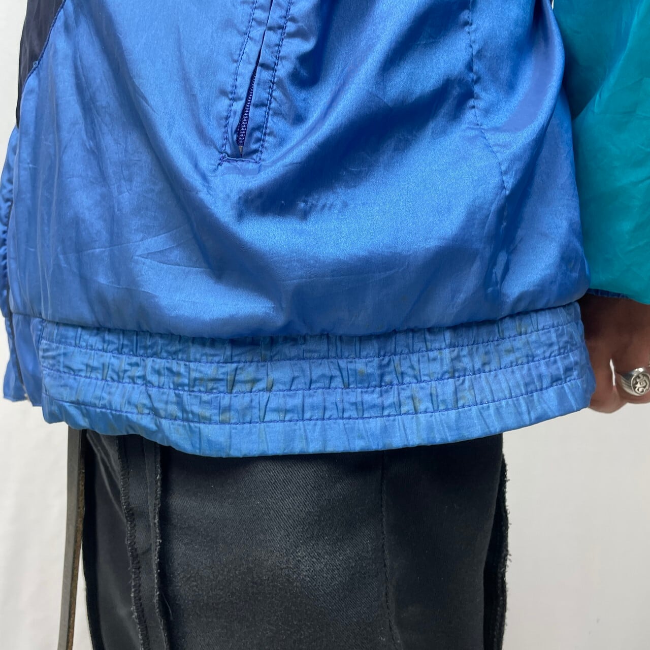 80年代 adidas アディダス ナイロン トラックジャケット メンズL相当