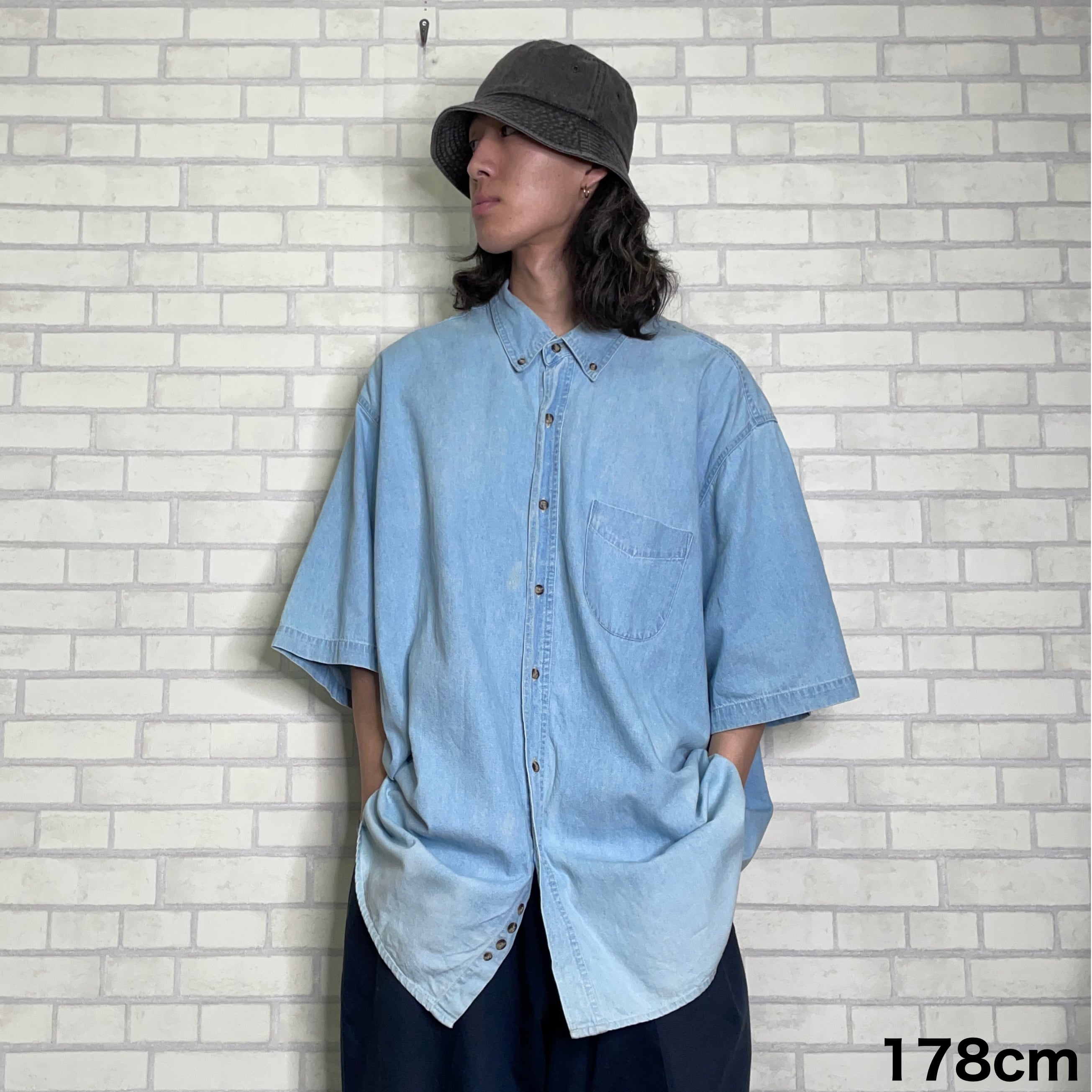 Polo Ralph Lauren 半袖シャツ XXL デニムシャツ | 古着屋OLDGREEN