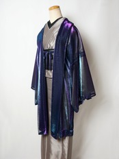 【即納品】Rumi Rock羽織　オーロラ　ピンク×グリーン　[ B1004 B1005]