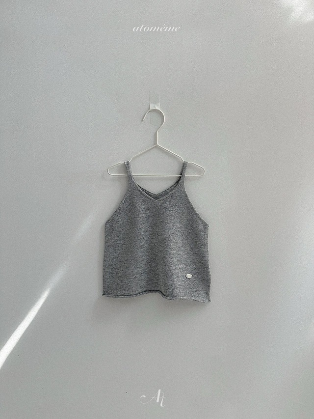 《予約》送料無料【atomeme】Linen Knit Sleeveless