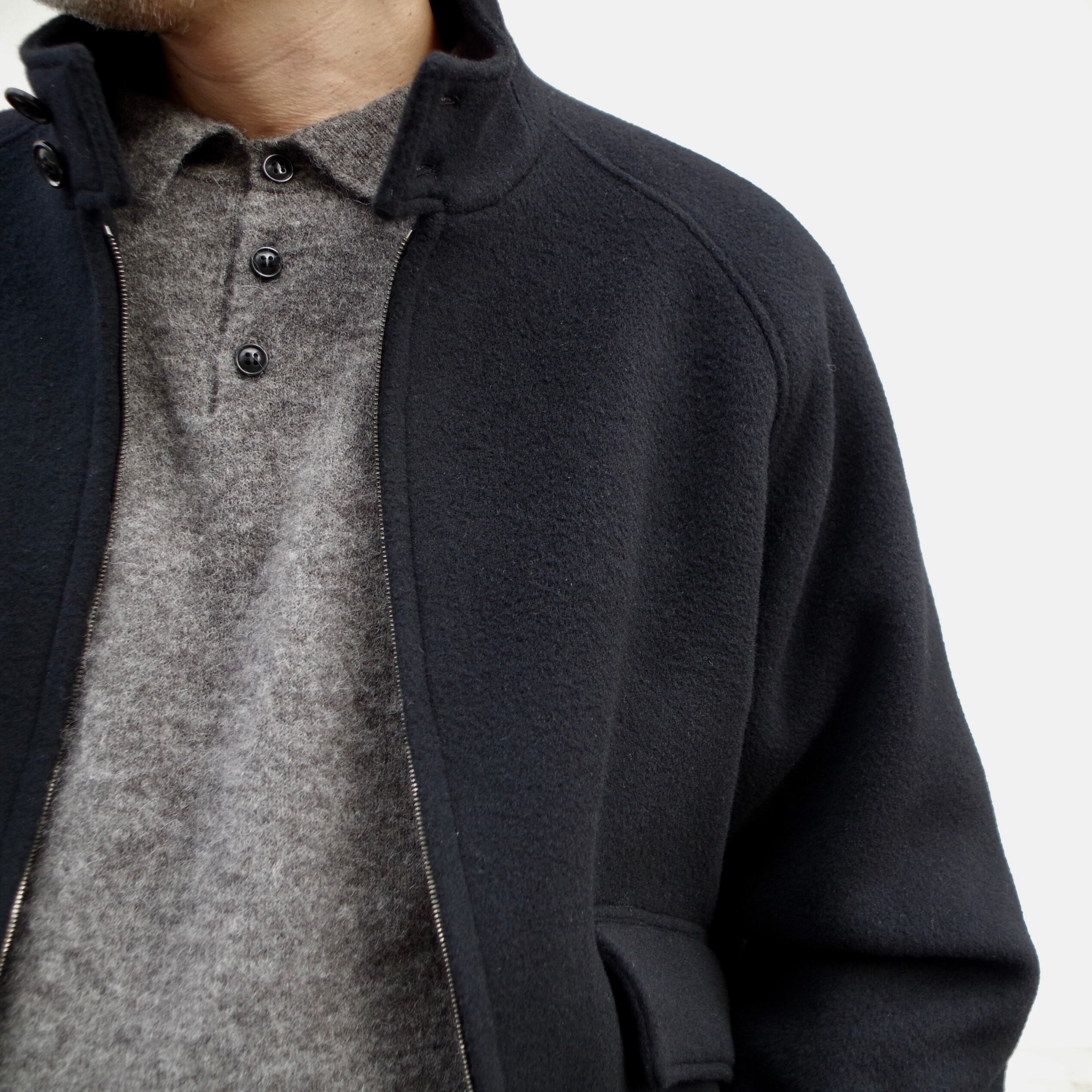 comm.arch. Victorian Wool Harrington Jacket Blackout 再入荷 | 1F Store