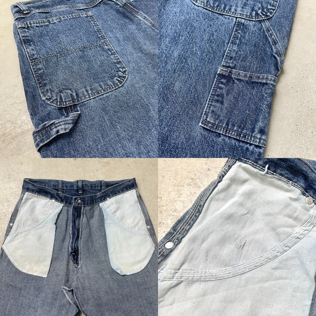 Wrangler ラングラー デニムペインターパンツ メンズW34 古着 ワーク 