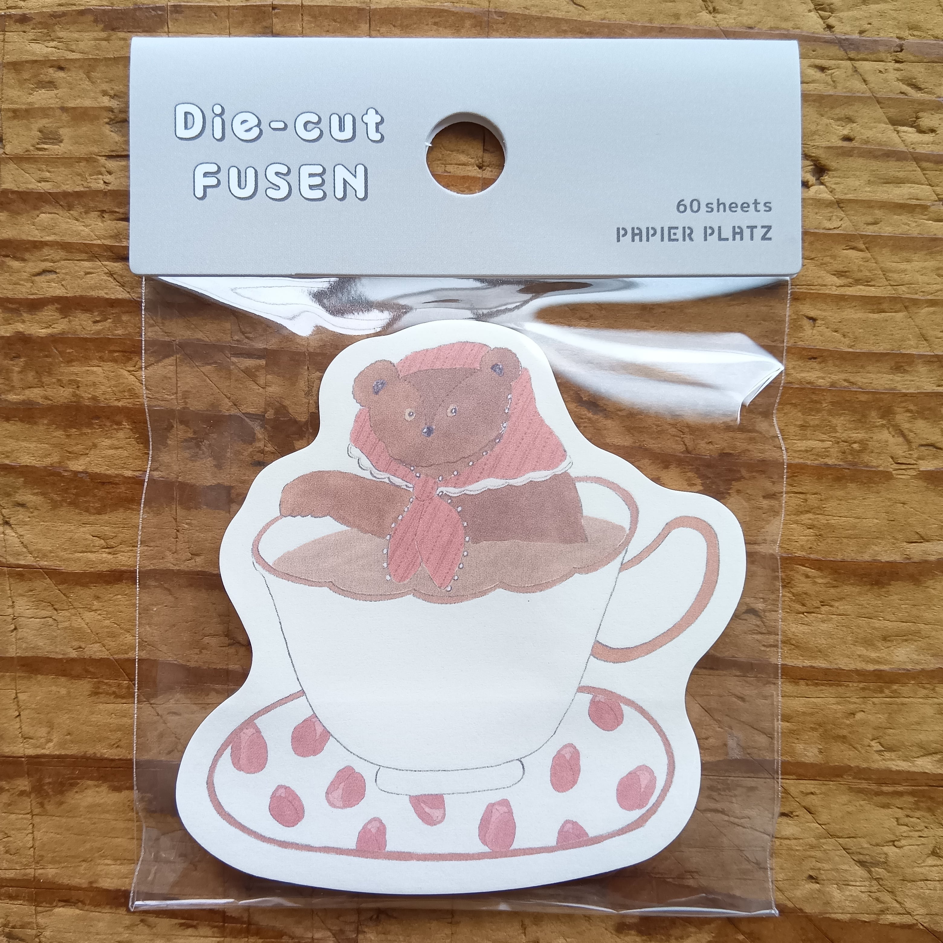 トビマツショウイチロウ　木製ゴムスタンプセット クマ・ケーキ・スワン・インク