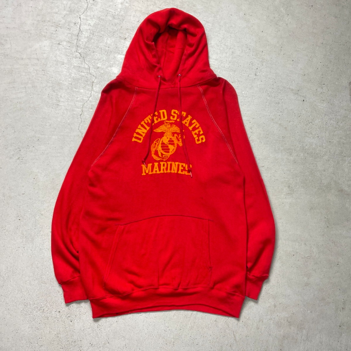 80年代 USA製 ARTEX UNITED STATES MARINES フロッキープリント 