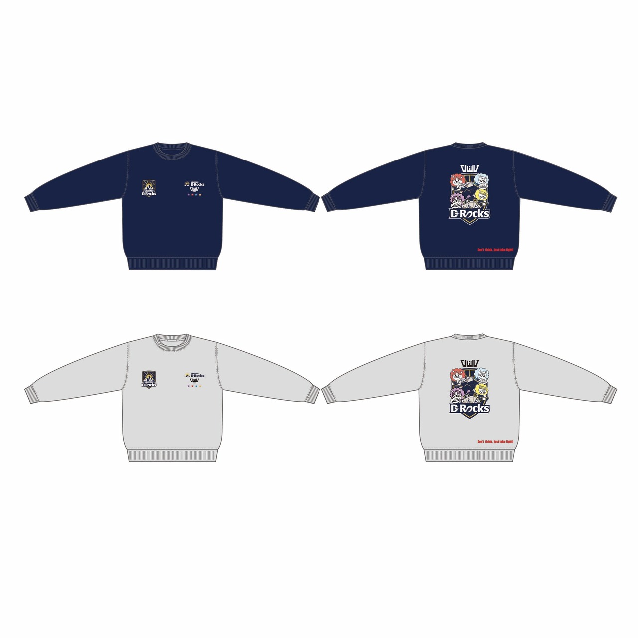 【FC会員限定・会場受け取り専用】浦安D-Rocks×OWVコラボ　スウェット（ネイビー/グレー）