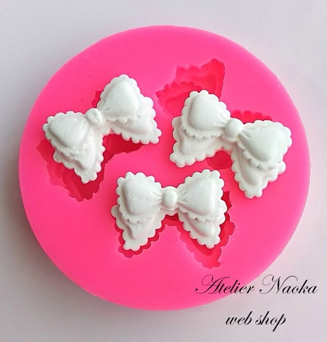 フリルリボンc シリコンモールド | シリコンモールド・クレイクラフト