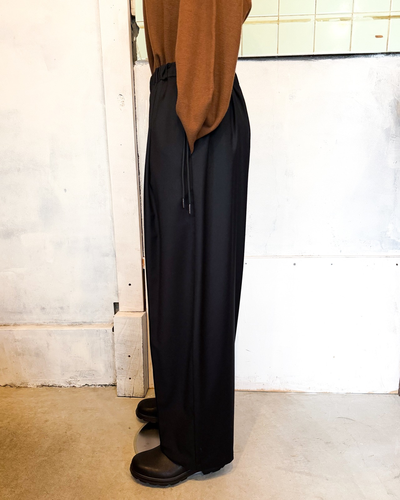 【SIWALY fluid WOMEN】PIN TUCK EASY PANTS