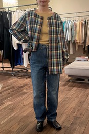 【送料無料】European handmade check shirts