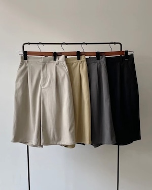 【新作アイテム送料無料】tuck short pants