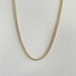 【14K-3-27】16inch 14K real gold chain necklace