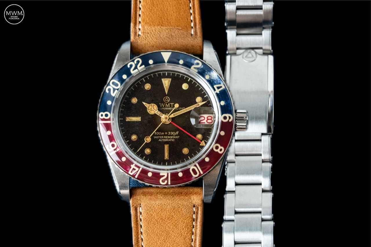 WMT Panton MKII – Brown Dial / Heavy Aged / Metal Bracelet + Leather Strap