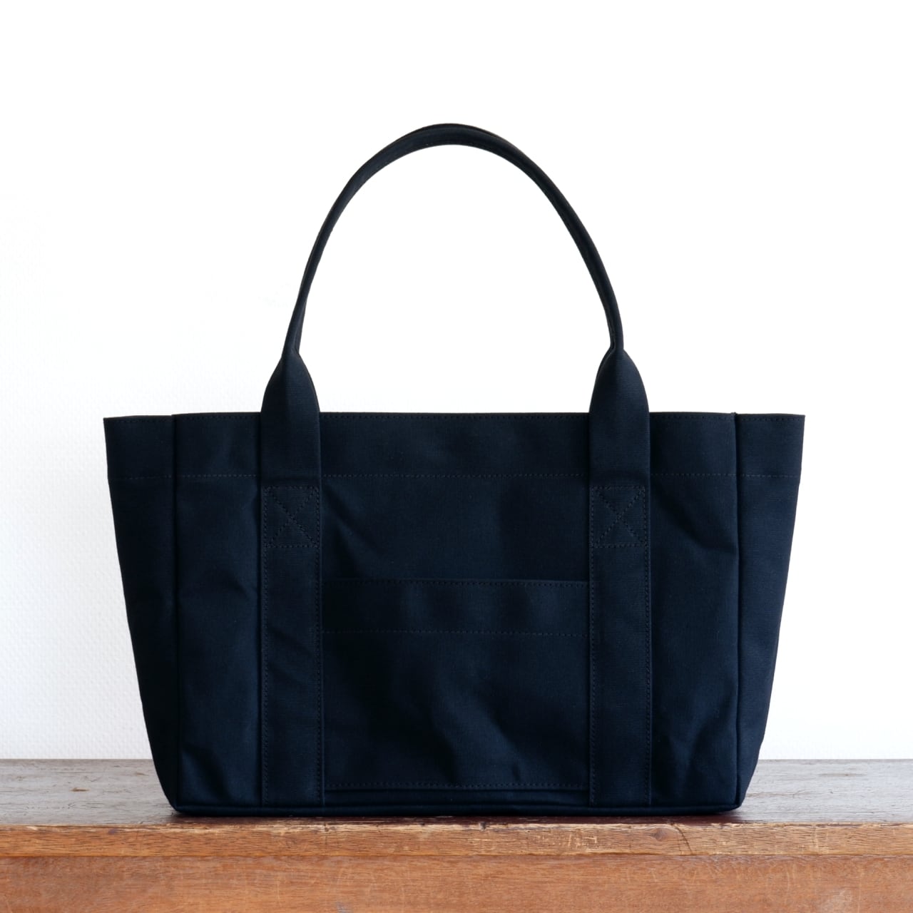 トートバッグ 01 【マチ10㎝】黒 / 9号帆布 | aoya bags