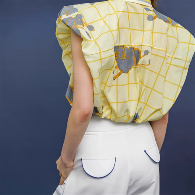 タックワイドパンツ　10893