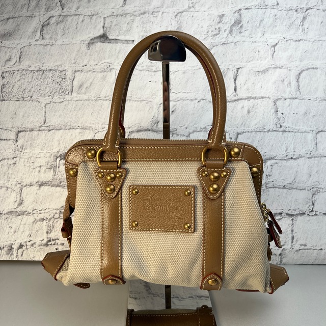 LOUIS VUITTON ルイヴィトン  トアルトリアノン サックドニュイMM キャンバス ハンドバッグ ブラウン A-10022