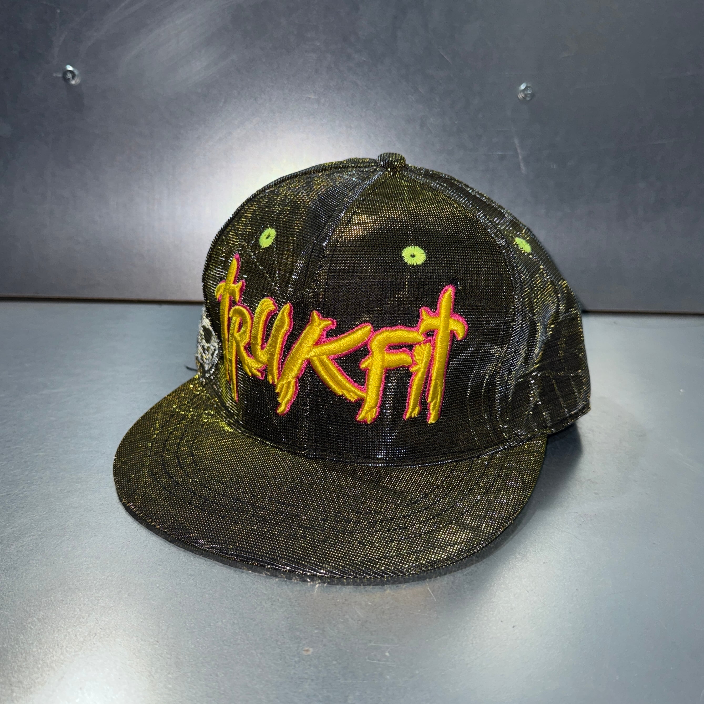 90s OLD STUSSY/S logo Mesh Cap/紺タグ/S-M/メッシュキャップ/Sロゴ