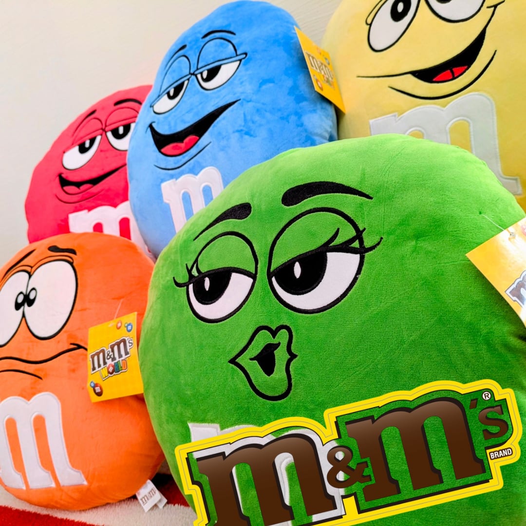 【 m&m's ( エムアンドエムズ ) 】 Cushion / クッション / 5COLOR 〚アメリカン雑貨 アメトイ〛