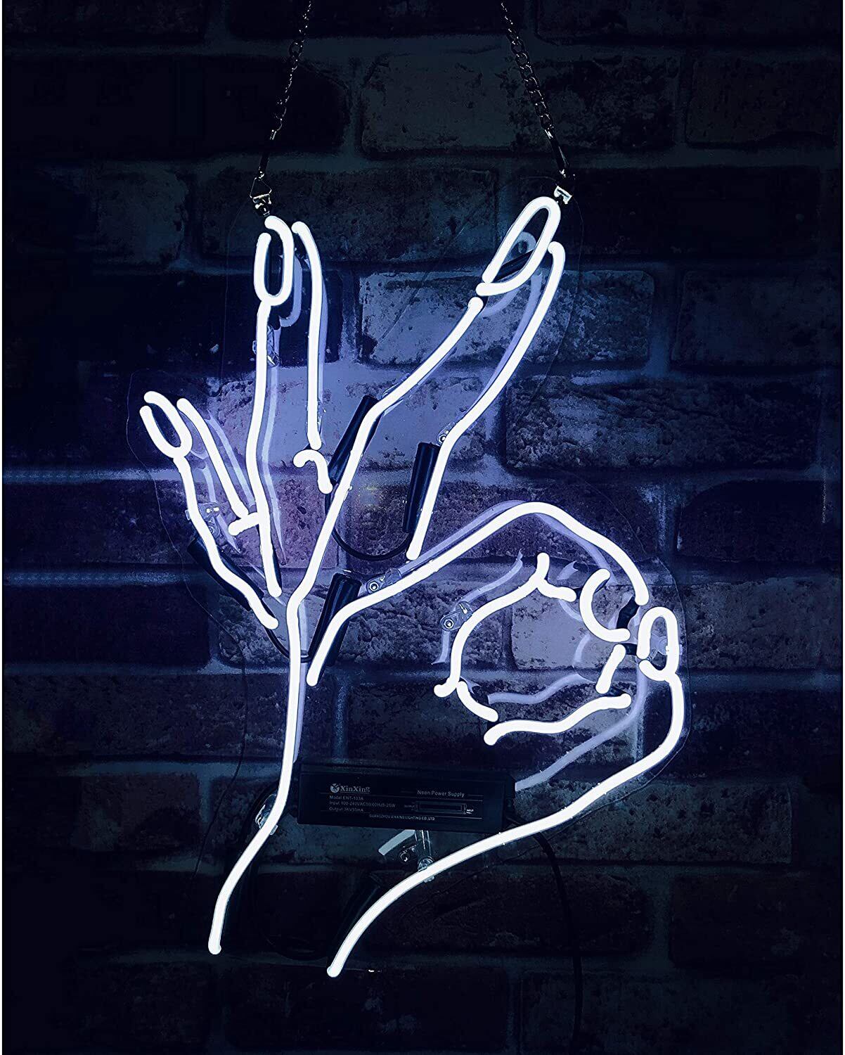 おっけい OK 手 ネオン管 ネオンサイン オーダーメイド オーダー 手型