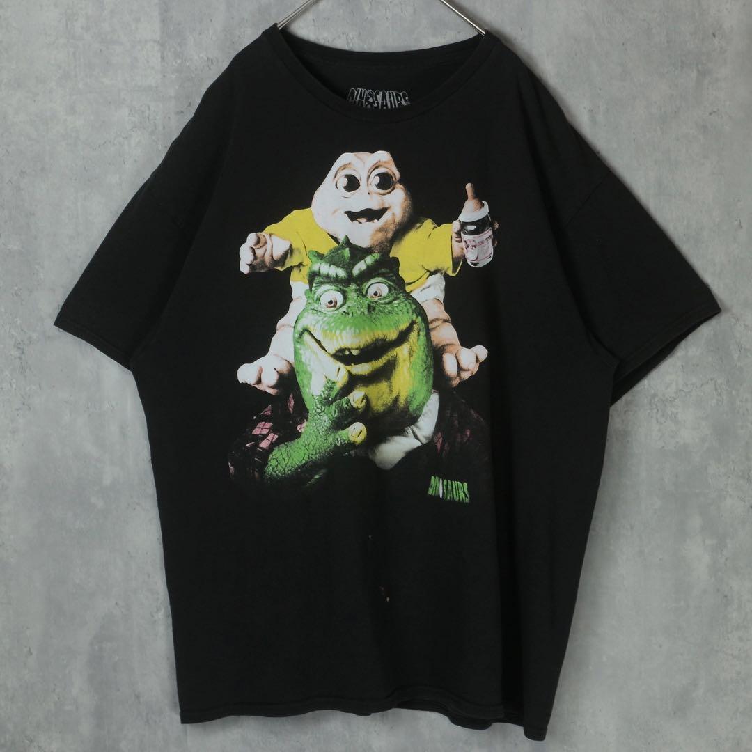 DINOSAURS ダイナソーズ 恐竜家族 キャラクター Tシャツ 海外ドラマ 