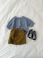 韓国子供服 / minirobe / 26Autumn / エンブレムニット / 秋服 *S~XL*